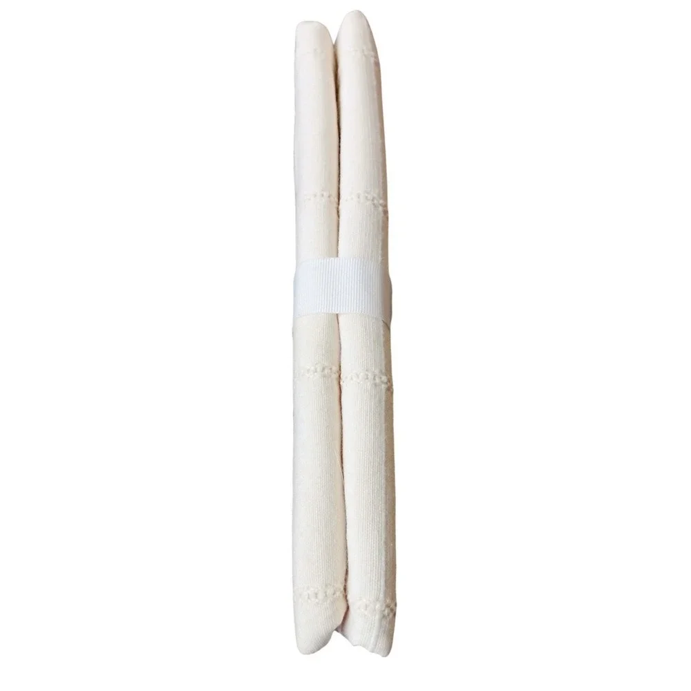 NEW IZOD Chadwick White Cloth Napkins Set of 4 20x20 Classic Holiday Table‎